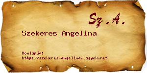 Szekeres Angelina névjegykártya